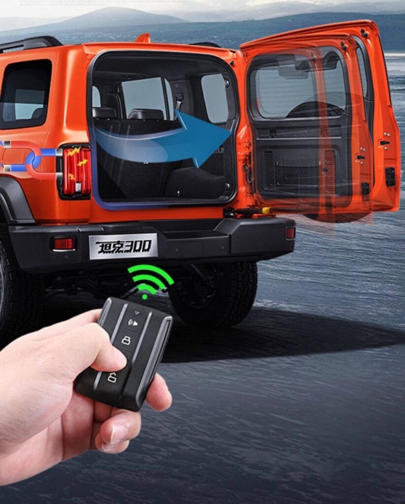 GWM Tank 300 Power Tailgate Electric Soft Gate 3