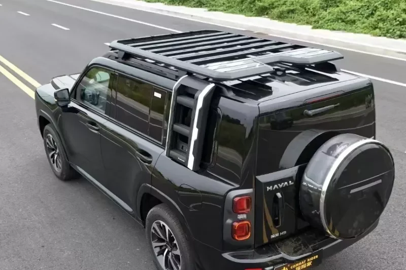 GWM-Haval-H9-Combat-Rider-Defender-Roof-Luggage-Rack-Platform-Side-Ladder (1)
